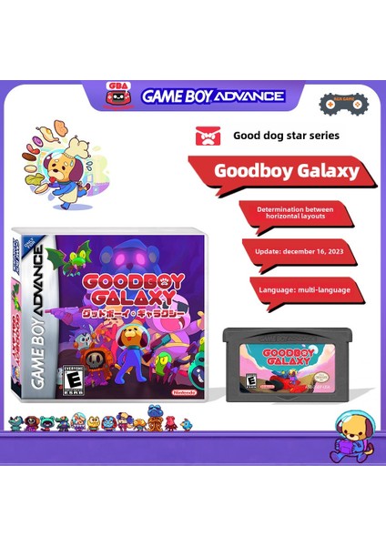 Good Dog Galaxy Gba Oyun Kartı Kutulu Abd Versiyonu Yatay Versiyon Çoklu Dil Goodboy Galaxy (Yurt Dışından) fiyatları