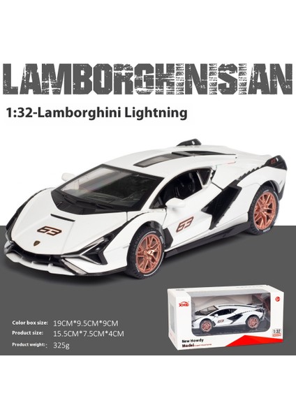 1:32 Lamborghini Sıan Alaşım Spor Araba Modeli Pres Döküm Araba Merkezi Kontrol Süsler Trendy Süsler Hobi Ürünleri Hediye Toplayın (Yurt Dışından)