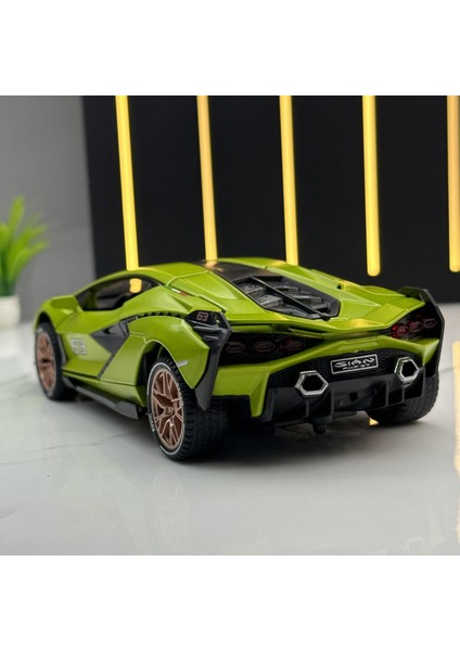 1:32 Lamborghini Sıan Alaşım Spor Araba Modeli Pres Döküm Araba Merkezi Kontrol Süsler Trendy Süsler Hobi Ürünleri Hediye Toplayın (Yurt Dışından) fiyatları