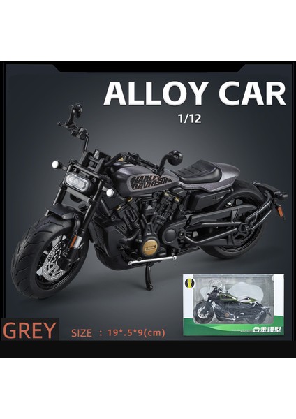 1:12 Harley Davidson Sporter S Simülasyon Ses ve Işık Trendy Alaşım Döküm Motosiklet Modeli Erkek Arkadaşı Hediyeler Doğum Günü Hediyesi (Yurt Dışından)