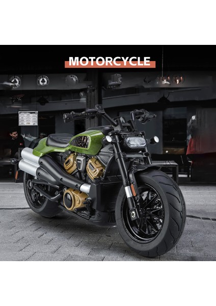 1:12 Harley Davidson Sporter S Simülasyon Ses ve Işık Trendy Alaşım Döküm Motosiklet Modeli Erkek Arkadaşı Hediyeler Doğum Günü Hediyesi (Yurt Dışından) modelleri