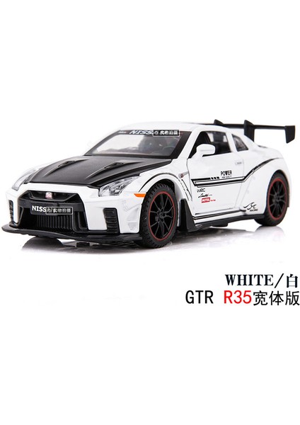 1:32 Nissan Gtr Racing Yarış Alaşım Model Araba Diecast Metal Oyuncak Araç Modeli Koleksiyonu Minyatür Araba Simülasyon Boy Doğum Günü Hediyesi (Yurt Dışından)