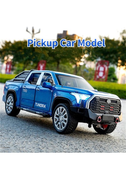 1/32 Tundra Alaşım Pikap Araba Modeli Diecast & Oyuncak Metal Off-Road Araçlar Araba Modeli Simülasyon Ses ve Işık Çocuk Oyuncak Hediye (Yurt Dışından) fiyatları
