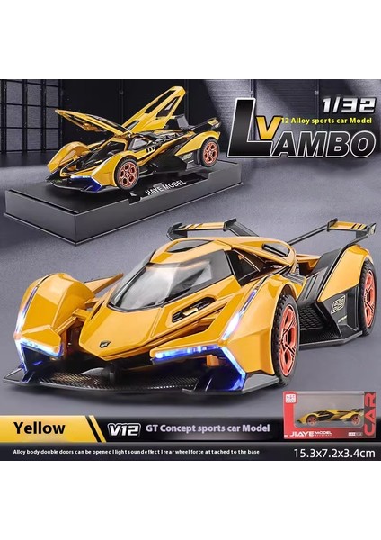 1:32 Lamborghini V12 Görüş Gt Gran Turismo Supercar Alaşım Model Araba Diecast Butik Süslemeleri Sevgilisi Için Hobi Hediye Toplamak (Yurt Dışından)
