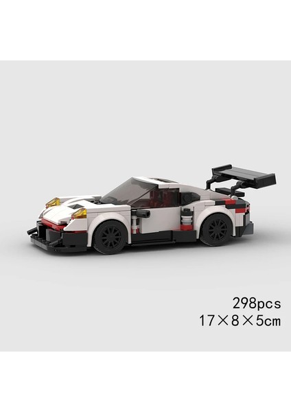 Moc Hız Şampiyonlar Süper Yarış Arabası F1 Büyük Araç Yarış Modeli Yapı Taşları Tuğla Spor Kamyonet Şehir Tekniği Oyuncak (Yurt Dışından)