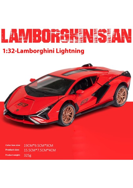 1:32 Lamborghini Sıan Alaşım Spor Araba Modeli Pres Döküm Araba Merkezi Kontrol Süsler Trendy Süsler Hobi Ürünleri Hediye Toplayın (Yurt Dışından)