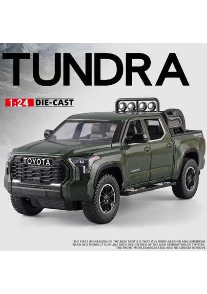 Büyük 1:24 Toyota Tundra Suv Model Araba Diecast Minyatür Metal Araba Off-Road Araç Koleksiyonu Ses Işık Çocuk Oyuncağı Çocuklar Için (Yurt Dışından) fiyatları