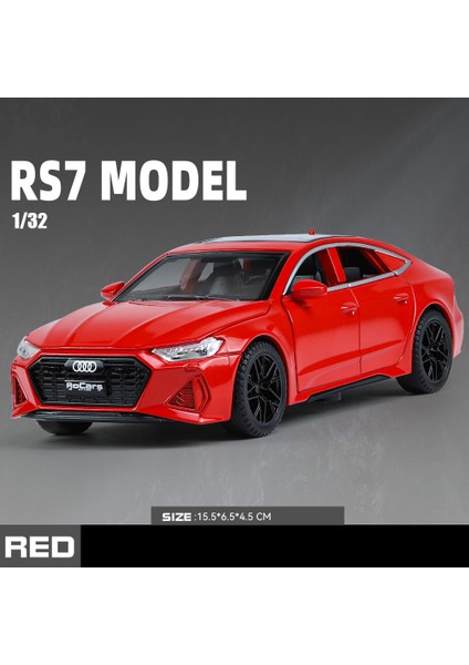 1:32 Audi Sports Spor Araba Minyatürleri Alaşım Pres Döküm Model Araba Ses ve Işık Oyuncaklar Boys Için Ev Koleksiyonu Süsler Hediyeler Için Boy (Yurt Dışından)