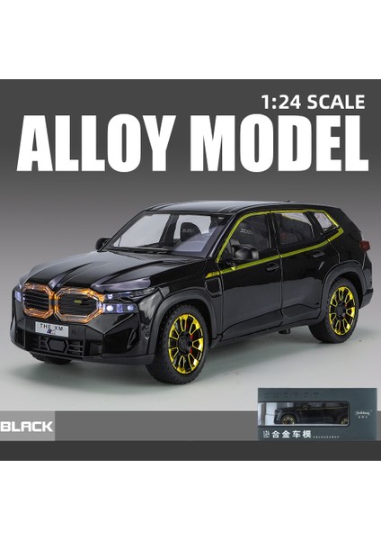 1:24 Bmw Xm Suv Alaşım Diecast Minyatür Model Araba Ses ve Işık Hediyeler Için Erkek Arkadaşı Çocuk Oyuncakları Simülasyon Koleksiyonu Nesneleri (Yurt Dışından)