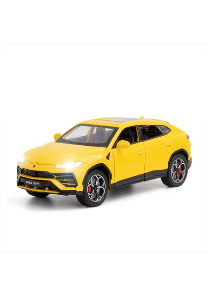 1:24 Ölçekli Lambors Alloy Alaşım Model Araba Suv Araç Diecast Oyuncak Metal Koleksiyonu Simülasyon Ses ve Işık Oyuncak Araba Çocuklar Için (Yurt Dışından)