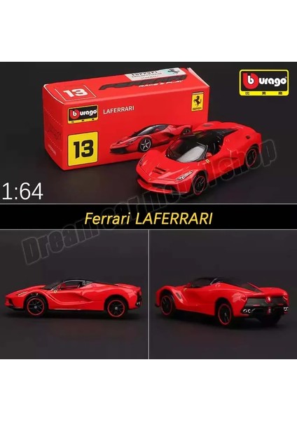 Bburago 1:64 Orijinal Ferrari Serisi Araba Monza Sp1 Laferrarı 488GTB F12 Tdf F40 F50 Enzo Ferrarı SF90 Alaşım Arabalar Modeli Oyuncak Hediye (Yurt Dışından)