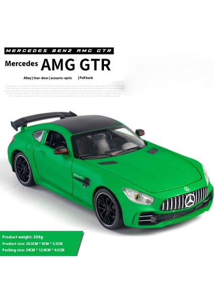 Simülasyon 1:24 Mercedes Benz Gt Amg Alaşım Spor Araba Döküm Modeli Dekoratif Trendy Süsler Arkadaş Hediye Koleksiyonu Için (Yurt Dışından)