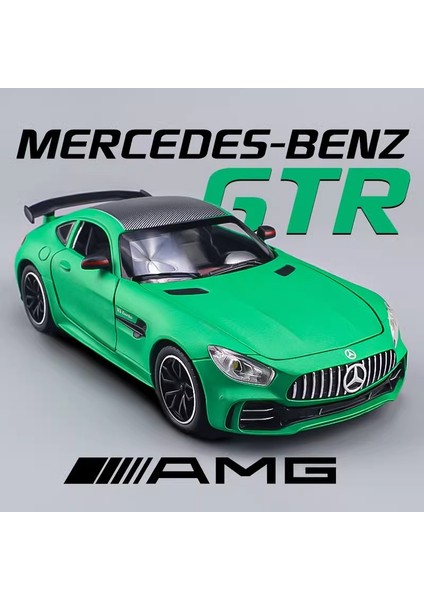 Simülasyon 1:24 Mercedes Benz Gt Amg Alaşım Spor Araba Döküm Modeli Dekoratif Trendy Süsler Arkadaş Hediye Koleksiyonu Için (Yurt Dışından)