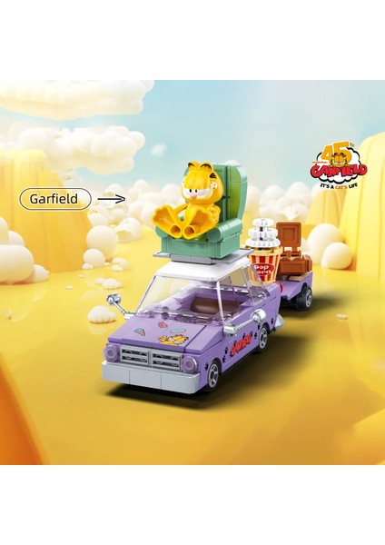 Garfield Araba Yapı Taşları Şehir Sihirli Karikatür Kedi Anime Figürleri Koleksiyonu Dispaly Modeli Dıy Tuğla Çocuk Için Oyuncak Doğum Günü Hediyesi (Yurt Dışından) modelleri