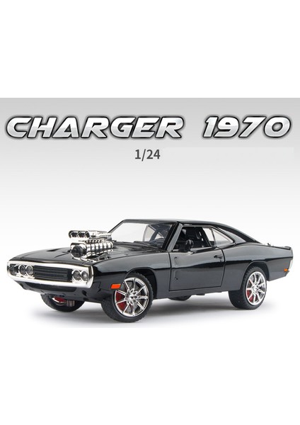 1:24 Challenger 1970 Hızlı ve Öfkeli 7 Alaşım Araba Modeli Döküm Oyuncak Ses ve Işık ile Araçlar Dekorasyon Oyuncaklar Çocuklar Için Hediye (Yurt Dışından)