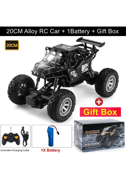 4WD Uzaktan Kumanda Araba LED Işıkları ile Radyo Rc Buggy Off-Road Drift Kamyon Rtr Araç Hediyeler Oyuncaklar Çocuk Erkek Çocuklar Yetişkinler Için (Yurt Dışından)