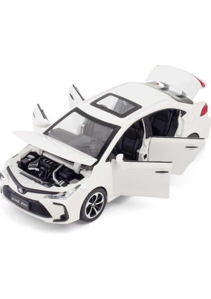 1:32 Toyota Corolla Hibrid Alaşım Model Araba Oyuncak Diecasting Metal Döküm Ses ve Işık Oyuncak Arabalar Çocuk Araç Için (Yurt Dışından) fiyatları