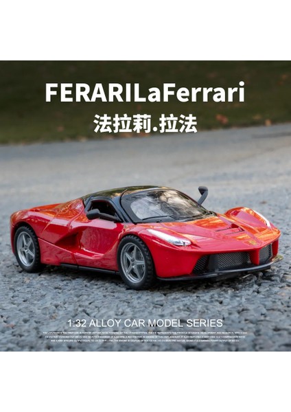 1:32 Ferrari Laferrari Yüksek Simülasyon Döküm Metal Alaşım Model Araba Ses Işığı Geri Çekin Koleksiyon Çocuk Oyuncak Hediyeler A150 (Yurt Dışından)