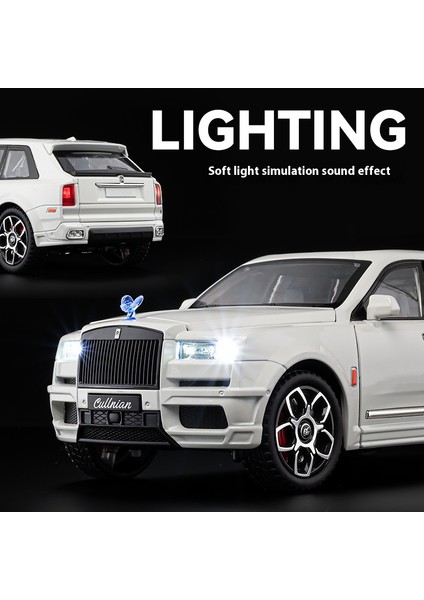 1:20 Rolls Royce Cullinan Lüks Off Road Suv Alaşım Metal Pres Döküm Model Araba Koleksiyonu Hobi Dekorasyon Tatil Hediyeler Erkek Arkadaşı (Yurt Dışından)