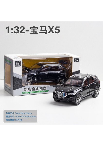 1:32X5 Suv Alaşım Araba Modeli Döküm Metal Oyuncak Araçlar Araba Modeli Koleksiyonu Ses ve Işık Yüksek Simülasyon Çocuk Oyuncakları Hediye (Yurt Dışından)