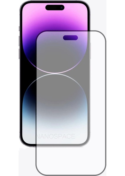 iphone 15 Promax Uyumlu Mat Seramik Nano Kırılmaz Ekran Koruyucu - Anti Static - Parmak Izi Bırakmaz