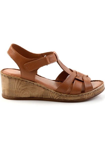 Taba Leather Kadın Sandalet K05552000503