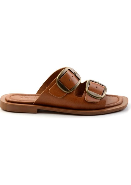 Taba Leather Kadın Terlik K04826053703