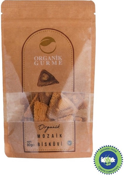 Organik Mozaik Bisküvi 80 gr