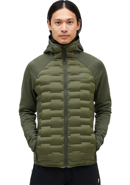 Argon Hybrid Hood Erkek Yeşil Outdoor Ceketi