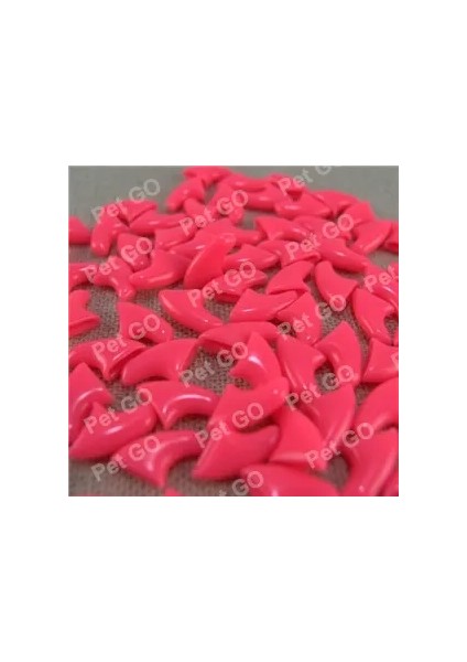Yeni Moda Düz Renk 100PCS/LOT Kedi Tırnak Kapakları Cat Yumuşak Pençe Kedi Pençeleri 5*yapışkan Tutkal 4 Kedi Boyutu Renk: Pembe/boyut: Xs (Yurt Dışından)