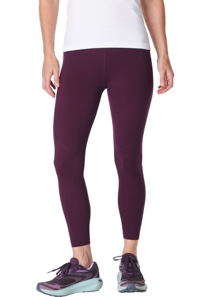 Power 7/8 Kadın Mor Fitness Tayt