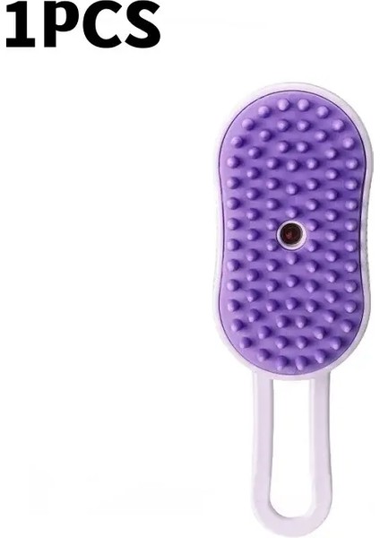 Pet Steam Brush Kedi Köpek Temizleme Buharlı Sprey Masaj Güzellik Tarak 3'ü 1'de Bir Tüy Temini Bakım Malzemeleri Evcil Hayvan Aksesuarları RENK:3ADET (Yurt Dışından)