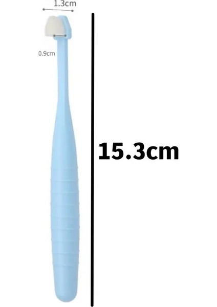 Pet Toothbrush Köpek Diş Fırçası Köpek Diş Temizleme Küçük Başlı Diş Fırçası Köpekler Ağız Oral Bakım 360 Derece Köpekler Diş Fırçaları Renk:b (Yurt Dışından)