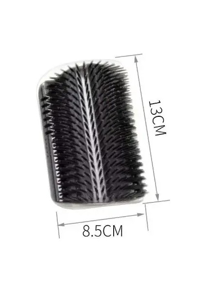 Kedi Köşesi Fırça Tarak Masajı Için Kedi Yayı Plastik Kazıyıcı Kedi Tüyü Temizleme Tarak Bakım Seti Kedi Nanesi Içerir Kedi Kendisi Temizleyici Kedi Malzemesi Renk: Siyah (Yurt Dışından)