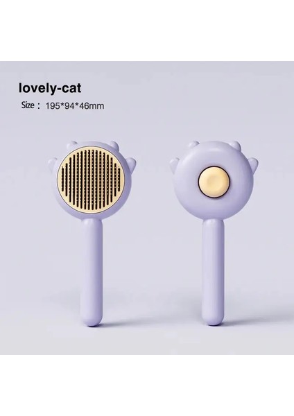 Pet Trow Tek Kişilik Epilasyon Temizleme Fırçası Sihirli Masaj Tımarlama Iğne Kazan Kedi Köpek Temizlik Bakımı Sarf Mağaraları: Mor (Yurt Dışından)