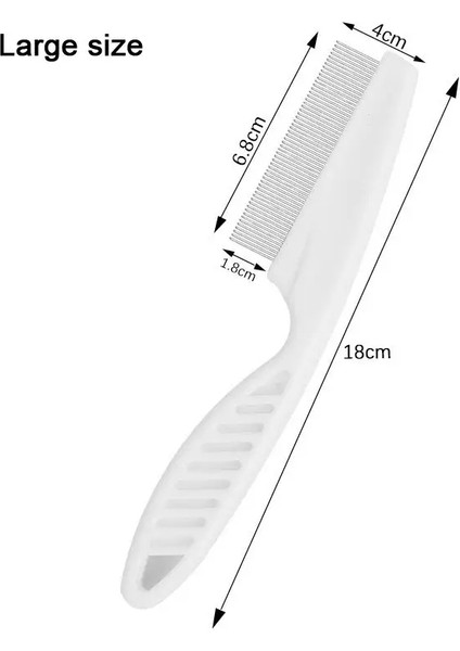 Profesyonel Kedi ve Köpek Parazit Tarakı, Kene ve Parazitleri Gidermek Için Etkili Bakım Aracı Renk:l (Yurt Dışından)