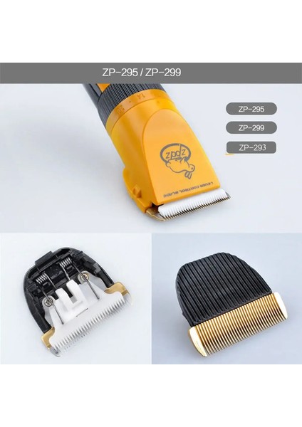 Lili Pet Electric Saç Makas Kafası, Orijinal Seramik Titanyum Veya Çelik Bıçak Kafası, Evcil Köpek Kaçı Kesme, Tımar Düzelti: ZP293 295 299 (Yurt Dışından)