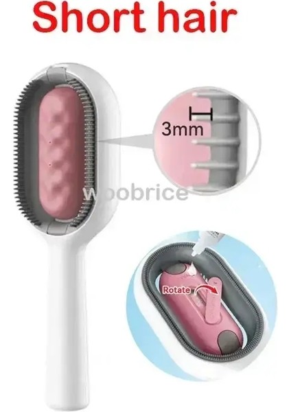 Evcil Ürünleri Kedi Tarakları Kediler Için Evcil Saç Temizleme Fırçası Köpek ve Kedi Tarakları Aksesuarları Köpekler Hayvan Kedi Masajı Bakımı Yün Fırçası Renk:mavi Uzun (Yurt Dışından)