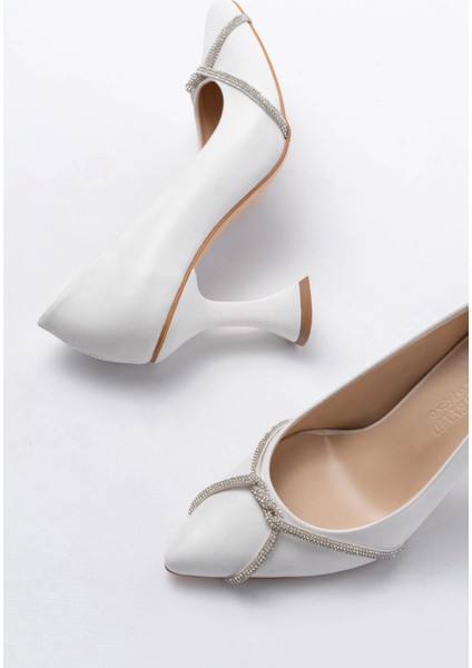 Nut Günlük Sarmal Taşlı Topuklu Kadın Ayakkabı fırsatları