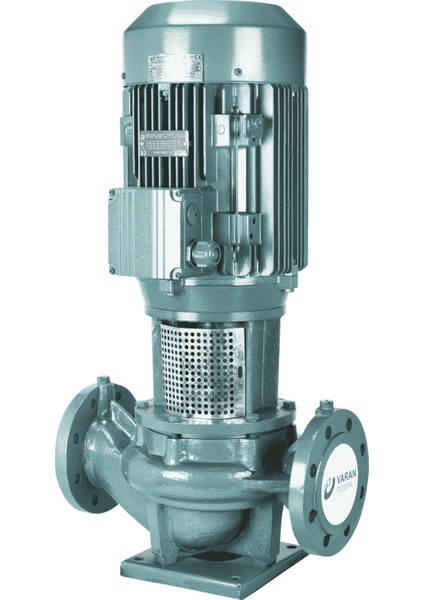 Varan Ces-I 50-16-05502 In-Line Döküm Santrifüj Pompa 7.5 Hp / 5.5 Kw, Trifaze 380 V, 40 Mss, 40 M3/h