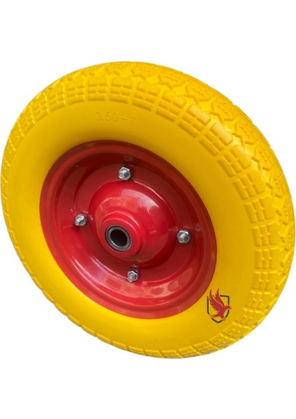 Çift Bilyalı Patlamayan Yumuşak Dolgulu El Arabası Tekeri fiyatları