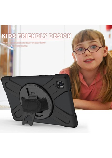 Samsung Galaxy T500 Tab A7 10.4 Kılıf Amazing Tablet Kapak - Siyah Ferrg