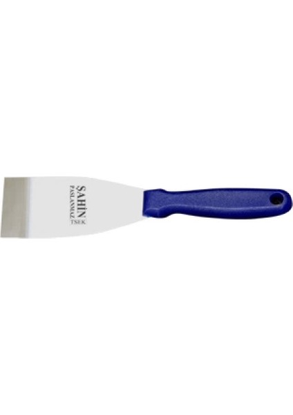 Şahin Bursa Paslanmaz Gıda Spatulası No:4, 10 cm - Plastik Sap