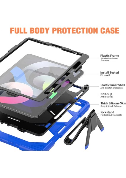 Ipad Pro 11 (2020) Kılıf Griffin Tablet Kapak - Mavi Ferrg