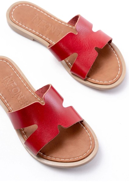 169-6100 Taba Ortopedik Deri Kadın Terlik fırsatları