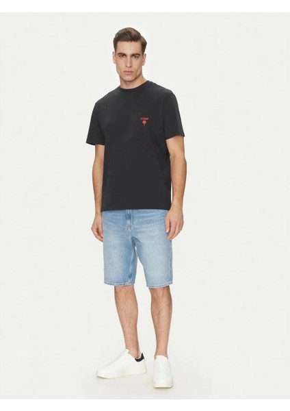 Ss Cn Gd Palm Tee Erkek Siyah T-Shirt F5GI09KA260-JBLK