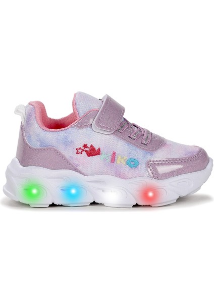 Teno Cırtlı Işıklı Kız Bebek Spor Ayakkabı modelleri