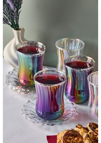 Nilüfer Luster 12 Parça Cam Çay Takımı 180 ml fiyatları