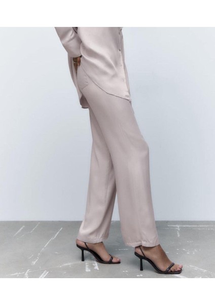 Zra Düz Kesim Uzun Saten Pantalon fırsatları