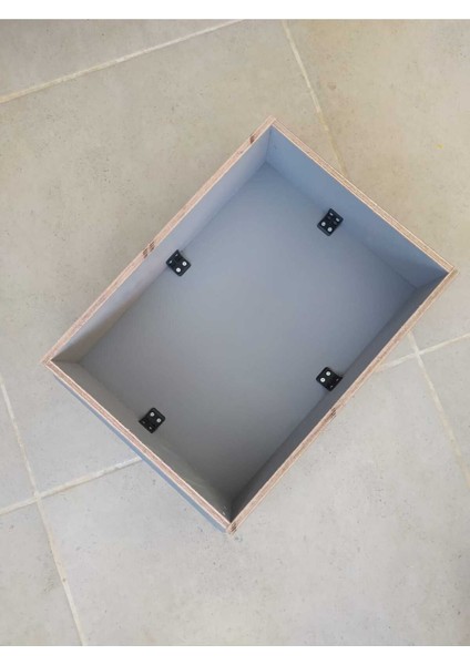 Masa Altı Ayaklık Ayak Yükseltici Ahşap Özel Kaydırmaz Pvc Yüzey Eğimsiz Düz Yüzey 35 x 50 cm